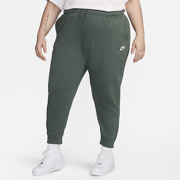 Green nike joggers womens best sale